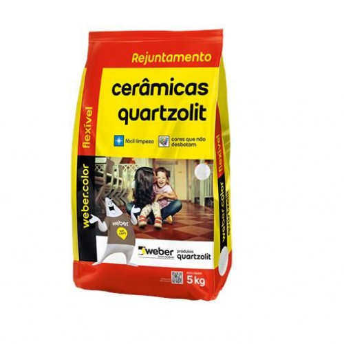 Rejunte Flexivel Preto Grafite 5KG - QUAR...