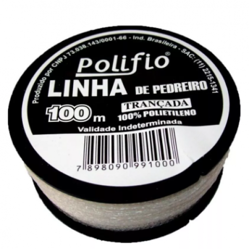 Linha Pedreiro Polifio Trançada 100 Metro...