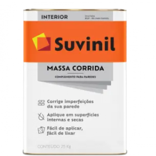 Massa Corrida - Branca - 25KG - SUVINIL