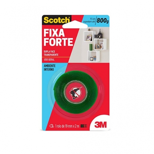 Fita Dupla Face (SCOTCH FIXA FORTE) - 3M