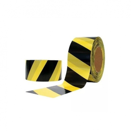 FITA ZEBRADA AMARELO/PRETO 70MM X 200MTS ...