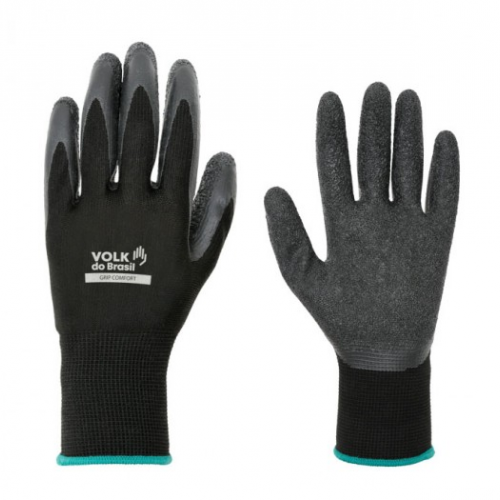 Luva GRIP COMFORT - Preta - CA: 38293 - VOLK