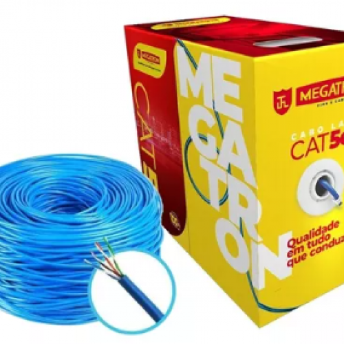 Cabo De Rede CAT5E - Azul - 305 m - REF: ...