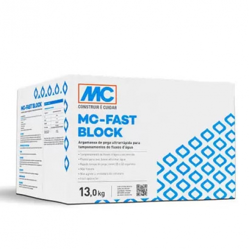 Argamassa Mc Fast Block 13kg - MC BAUCHEMIE