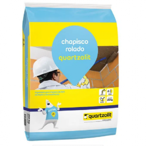 Chapisco Rolado 20kg -QUARTZOLIT