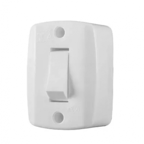 Interruptor Externo Retangular Branco 250...