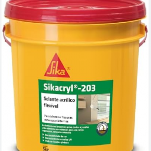 Sikacryl 203 Selante Acrílico Flexível (I...