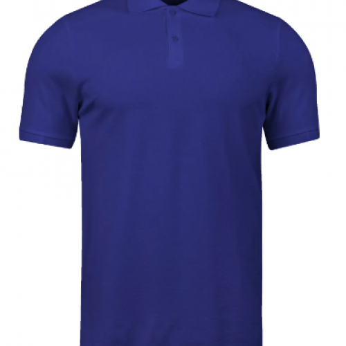 Camisa Polo Baby Look - Azul - MARLUVAS