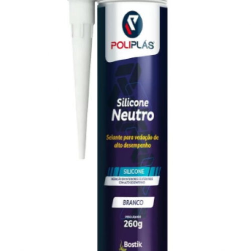 Silicone Neutro Uso Geral Cor: Branco 260...