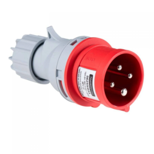 Plug 3P+T+N 415V/16A/6H Cor: Vermelho Ref...