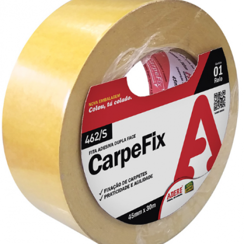 Fita Dupla Face Carpefix Cor: Branco 45mm...