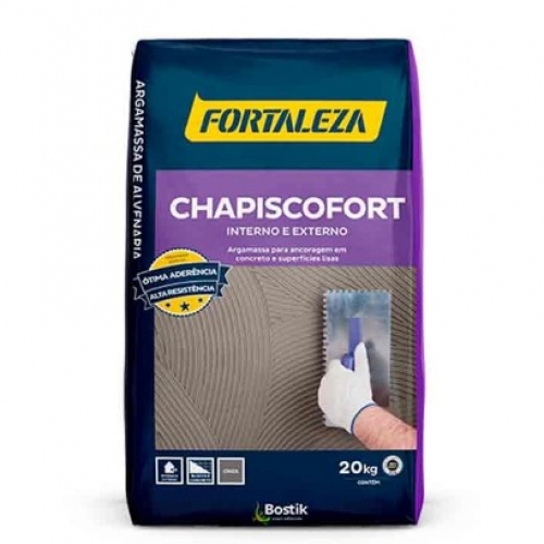 Argamassa Chapiscofort Rolado Interno e E...