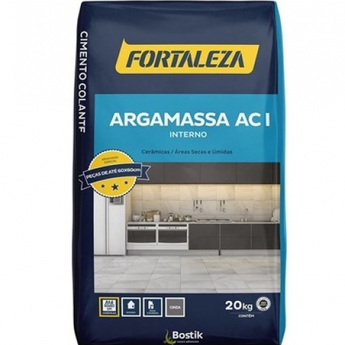 Argamassa ACI Interna Cinza 20kg - FORTALEZA