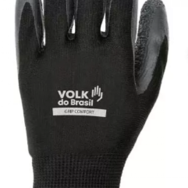 Luva GRIP COMFORT - Preta - CA: 38293 - VOLK