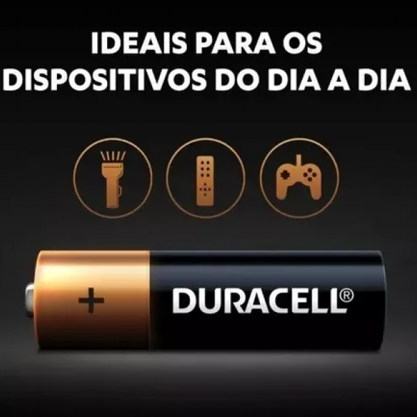 Pilha Alcalina AAA 2 Unidades - DURACELL