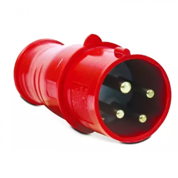 Plug 3P+T 440V/32A/6H Cor: Vermelha REF: ...