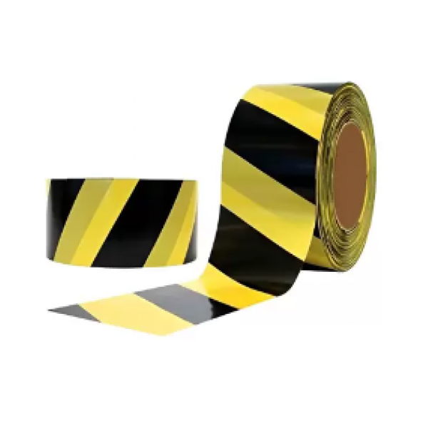 Fita Zebrada 200 Metros Preto e Amarelo -...