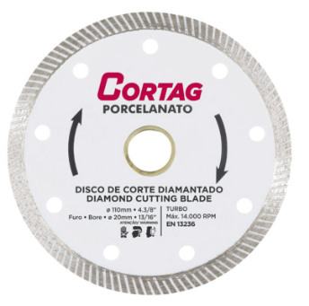 Disco Diamantado Porcelanato Turbo 4.3/8 ...