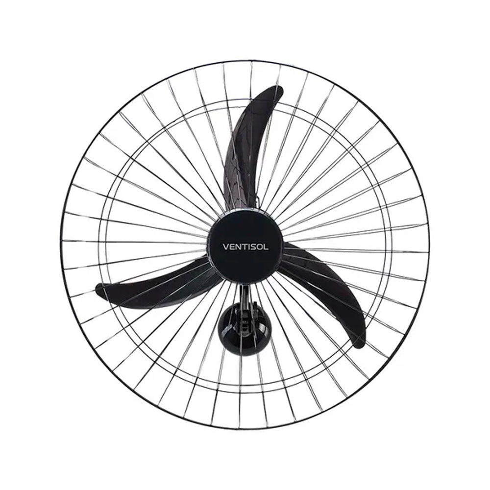 Ventilador 3 Pás Bivolt Preto 543 Ventisol