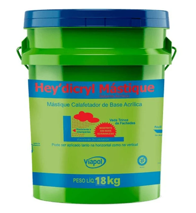 Heydicryl Mastique 18KG Cor: Branco -VIAPOL