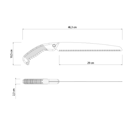 Serrote De Poda - 11,5 C/ Cabo 29cm - TRA...