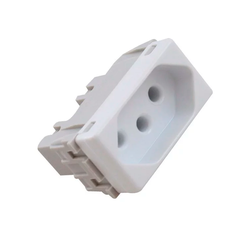 Modulo 1 Tomada 2P+T 20A Branco Ref 57115...