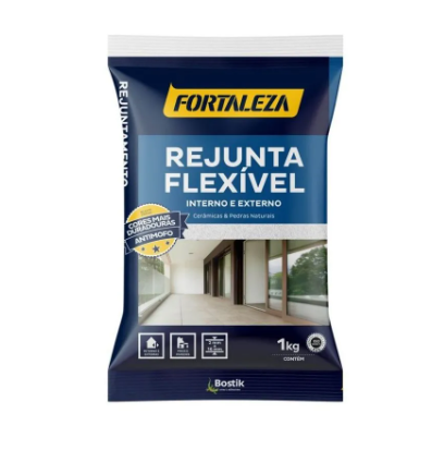 Rejunte Flexível Cerâmica Bege 5KG - FORT...